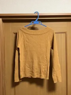 ✴︎RETRO GIRL/からし色ニット/Mサイズ