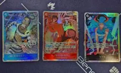 ワンピースカードゲーム 3枚セット Mr.3 ルフィ ヤマト　SR