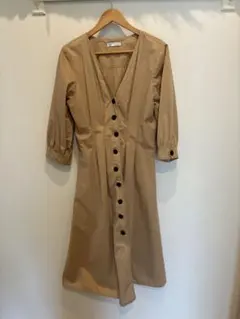 ZARA trf collection シャツワンピース ベージュ M