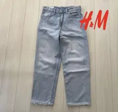 H&M ワイドデニム Loosefit 30/30 バギーデニムのサムネイル