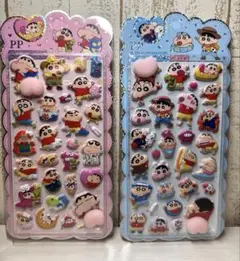 【当日翌日発送】ボンボンドロップシール　２枚セット クレヨンしんちゃん