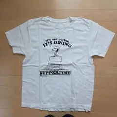 PEANUTS Cafe スヌーピー Tシャツ ホワイト M