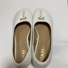 足袋パンプス　ホワイト　S