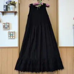 【ほぼ新品】SM2 襟裾スカラップ刺繍ペチコートドレス