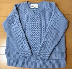 ハミルトン　ニット　セーター　Vネック　グリーンレーベルリラクシング