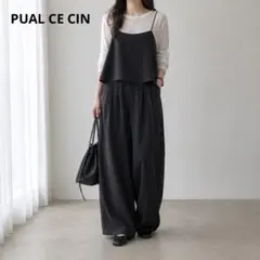 PUAL CE CIN ピュアルセシン パウダーツイル ビスチェ セットアップのサムネイル