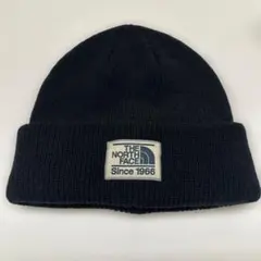 《美品》THE NORTH FACE 黒 ニット帽