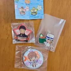 名探偵コナン キーホルダー、缶バッジ、マグネット(くら寿司ビッくらポン)