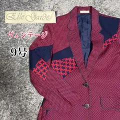 【美品】ヴィンテージ90'sド派手セットアップ　千鳥柄　薄手