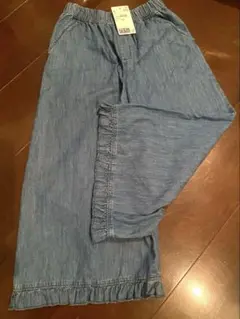 H&M デニム ロングパンツ フリル 120/130のサムネイル