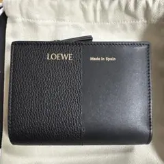 LOEWEデュエットコンパクトウォレット　黒のサムネイル