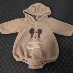 ディズニー ミッキーマウス フリース ロンパース