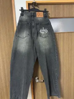 9090 デニムパンツ ブラック