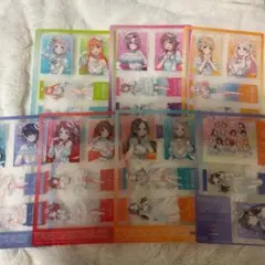 学園アイドルマスター クリアシート　7種セット ローソン
