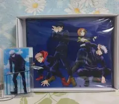 呪術廻戦 キャンバスアート＆キャラアクリルフィギュア五条悟