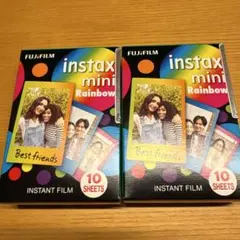 【新品・未使用】チェキ用フィルム　Rainbow　2パック　20枚