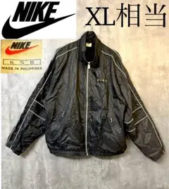 〈早い者勝ち・極希少〉NIKE 90's ナイロンジャケット　ロゴ刺繍　一点物