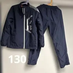アシックス 裏トリコット ウインドブレーカー上下セット 130cm