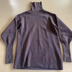 AP STUDIO リブロングカフスタートルネックニットプルオーバー