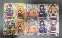 鬼滅の刃　ステンドグラスカード　10枚セット