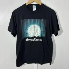 【3039番】ロック系Tシャツ 黒　WITCHES RETURN メンズMのサムネイル