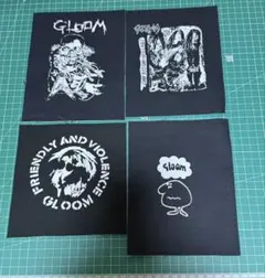 GLOOM/布パッチ/ハードコア/クラスト/パンク