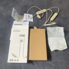 SONY ワイヤレスステレオヘッドセット WI-C100 ホワイト イヤホン