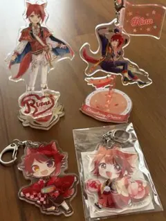 すとぷり　莉犬 アクリルスタンド、アクリルキーホルダー　4点セット