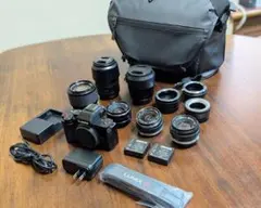 LUMIX DC-G100、レンズ2本 ＋ オールドレンズ４本（アダプター付き）のサムネイル