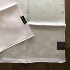 未使用　CELINE シルク＆コットン　大判ハンカチ　透かし　馬車　セリーヌ