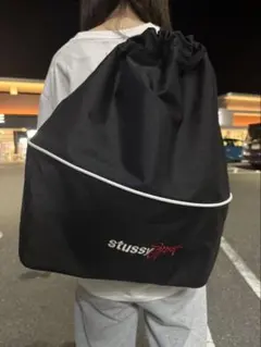 90s Old Stussy ステューシー ワンショルダーバッグ ブラックのサムネイル