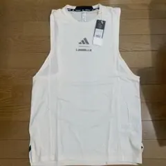 adidas LesMills タンクトップ Mサイズ ホワイト
