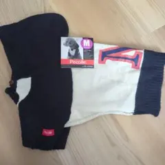 新品　Pecolle 犬　服 　Mサイズ フード付き　ニットパーカー