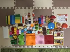 ブロックラボ アンパンマンとみんなのおみせ たっぷりブロックDX