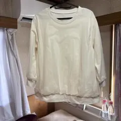 1/25のみ！限定お値下げ、Golden Bearクリーム色 長袖カットソー