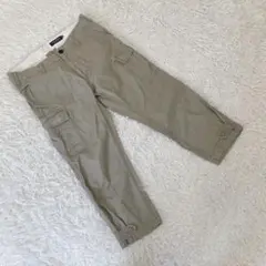 アーバンリサーチ (M) クロップドカーゴパンツ ミリタリー 裾ボタン アメカジのサムネイル