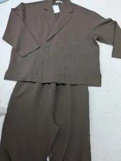 タグつき　ASTRONOMY ブラウンセットアップ　XL　難