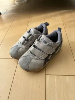 アシックス　スニーカー 16.5 cm グレー