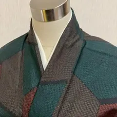 KJ1589 大島紬 身丈156cm 着物 正絹