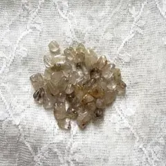 天然石パーツ ルチルクォーツ タンブル25個
