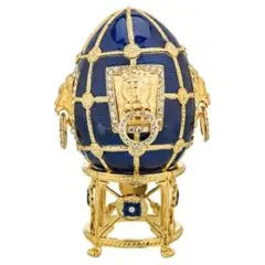 ファベルジェ インペリアルイースターエッグ風 オルゴール 白鳥 (17cm) ファベルジェ インペリアルイースターエッグ風 オルゴール 白鳥