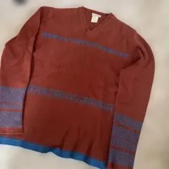 DRIES VAN NOTEN 100%ウール Vネックセーター Lのサムネイル