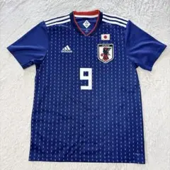 【美品】サッカー日本代表 ユニフォーム 9番 南野拓実 2018 ロシアW杯 L 美品】サッカー日本代表 ユニフォーム 9番 南野拓実 2018 ロシアW杯 L