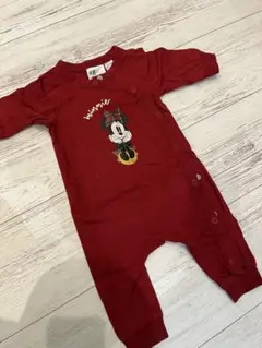 H&M ミニーマウス 赤ロンパース