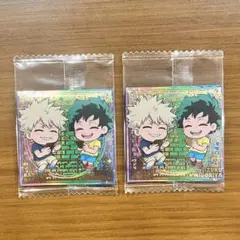 僕のヒーローアカデミア ウエハース ヒロアカ 緑谷出久 爆豪勝己 2枚セット