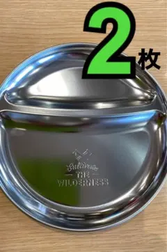 新品 2仕切り ワンプレート ランチプレート ステンレス製 皿 食器 yisia