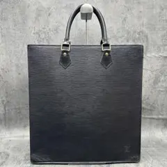 ルイヴィトン サックプラ エピ トートバッグ ノアール ハンド A4 レザー