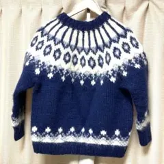 ノルディック柄ニット