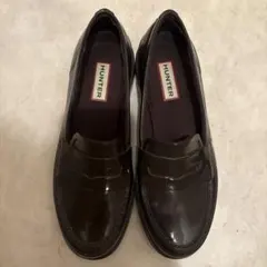 HUNTER ローファー ダークブラウンのサムネイル