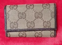 【GUCCI】GGキャンバス キーケース